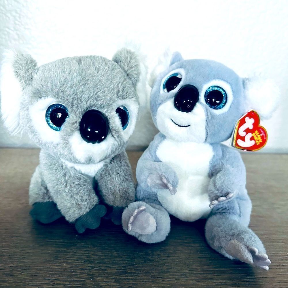 TY Beanie Babies Koala Melly Duo Set Plush Pair